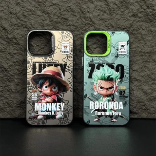 Ốp Lưng Cho iphone 7 8 SE 2020 13 12 11 14 Plus 15 Pro Max X XS XR Vỏ Điện Thoại Cứng Chống Sốc Anime One Piece Nika Luffy Zoro Shell