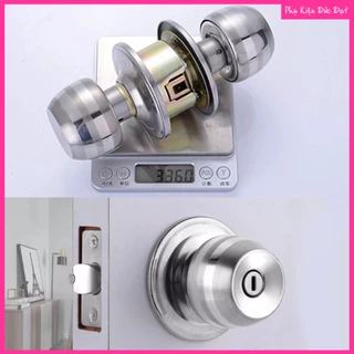 Ổ Khoá Tay Nắm Tròn inox Không Chìa, khoảng cách trung tâm 70mm, áp dụng cửa nhà tắm [HCM]