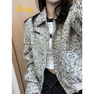 Lucidy áo khoác dù áo khoác bomber fashionable New Style Chất lượng cao INS WJK2391CNR 41Z231010