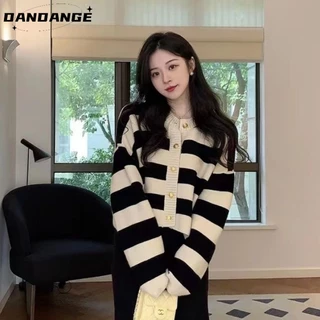 DANDANGE Áo Len áo khoác cardigan xu hướng Popular Dễ thương Korean WXF23B0U83 48Z231127