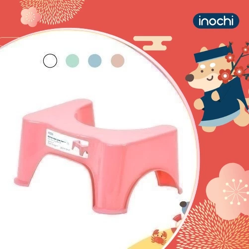 Ghế kê chân toilet Notoro 2 màu Xanh/Hồng chất lượng an toàn theo tiêu chuẩn Nhật