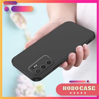 Ốp lưng Xiaomi Redmi Note 10 5G, POCO M3 Pro cạnh viền vuông, có bảo vệ camera Đen Ốp Trơn