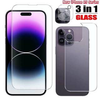 Kính Cường Lực 3 Trong 1 Bảo Vệ Mặt Trước Và Sau Cho iphone 14 15 pro max 14 plus 13 14 15 pro 14 pro max