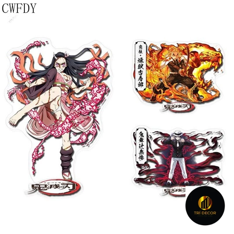 Mô hình standee Anime Thanh Gươm Diệt Quỷ Key Chain Kimetsu No Yaiba Tanjirou Nezuko Kanawo Zenitsu Inosuke Giyuu