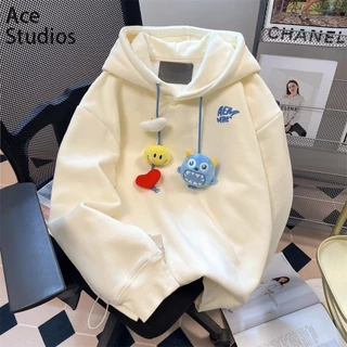 Ace Studios Áo Khoác hoodie áo khoác nữ zip hoodie Thoải mái comfortable Thông thường Độc đáo WWY23B0GLE 45Z231109