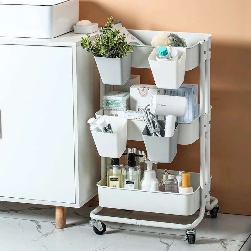 Giỏ Nhựa Đựng Đồ Có Móc Treo Mặt Lưng Di Động Đa Năng Tiện Dụng [ Hỏa Tốc HCM ]