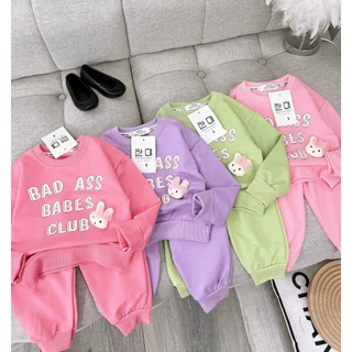 (SIZE 10-20KG) SET DA CÁ DÀI TAI ĐÍNH GẤU CHO BÉ SIÊU XINH