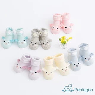 Vớ cotton Thoáng Khí Chống Trượt Thân Thiện Với Da Họa Tiết Hoạt Hình Dễ Thương Dành Cho Bé Trai Bé Gái