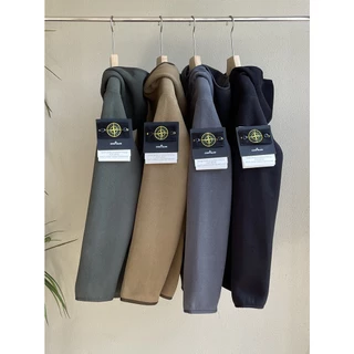 Stone island Áo Khoác Gió Có Mũ Trùm Phối Khóa Kéo Bốn Màu Sắc fw23