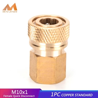 M10x1thread Ngắt Kết Nối Nhanh 8mm 1 / 8NPT 1 / 8BSPP Khớp Nối Nạp Không Khí Khớp Nối Ổ Cắm Đồng Đầu Nối Nhanh Phụ Kiện Phát Hành Máy Bơm Không Khí Phần & Phụ Kiện 1 Cái / bộ