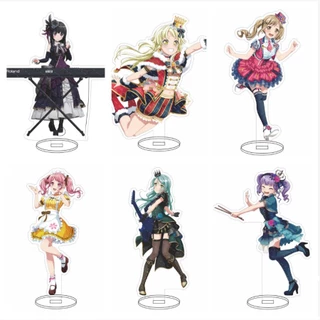 Mô hình Standee Hot Afterglow BanG Dream! Cute Anime Mitake Ran Uehara Himari Udagawa Tomoe Standee Otaku decor để bàn 2