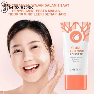 Bộ Trắng Da Mặt Miss Rose Gel Tẩy Tế Bào Chết Cam Với Kem Lười Làm Trắng Da Gluta