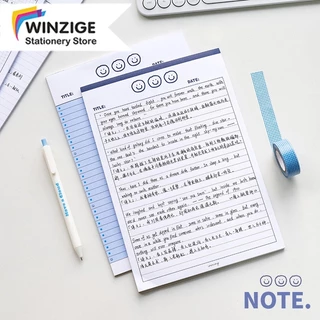 Winzige sổ tay b5 tập giấy note B5 giấy ghi chú caro kẻ ngang to do list sổ ghi chép từ vựng tiếng anh