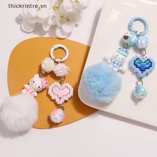 Th Móc Khóa Hạt Hình sanrio Hoạt Hình Sáng Tạo Trang Trí Túi Xách / Chìa Khóa Xe Hơi vn