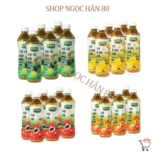 Lốc 06 Chai trà hoa quả Cozy 455 ml