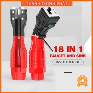 Cờ Lê Đa Năng Vặn Dây Cấp Nước 18 Trong 1 Dụng Cụ Sửa Chữa Tháo Lắp Vòi Ống Nước Chậu Rửa Nhà Vệ Sinh Thành Thinh Phát