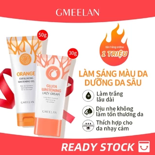 [COMBO 1+1] Bộ chăm sóc da GMEELAN Gel Tẩy Tế Bào Chết Da Mặt Dịu Nhẹ 50g + Kem Làm sáng da 30g (Làm sạch + Làm trắng)