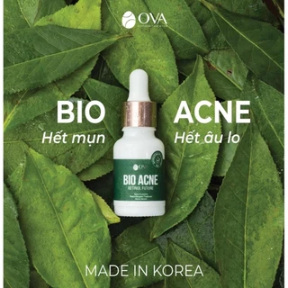 Serum Bio Acne giảm mụn mờ thâm lành tính chiết xuất thiên nhiên 15ml Ova Cosmetics