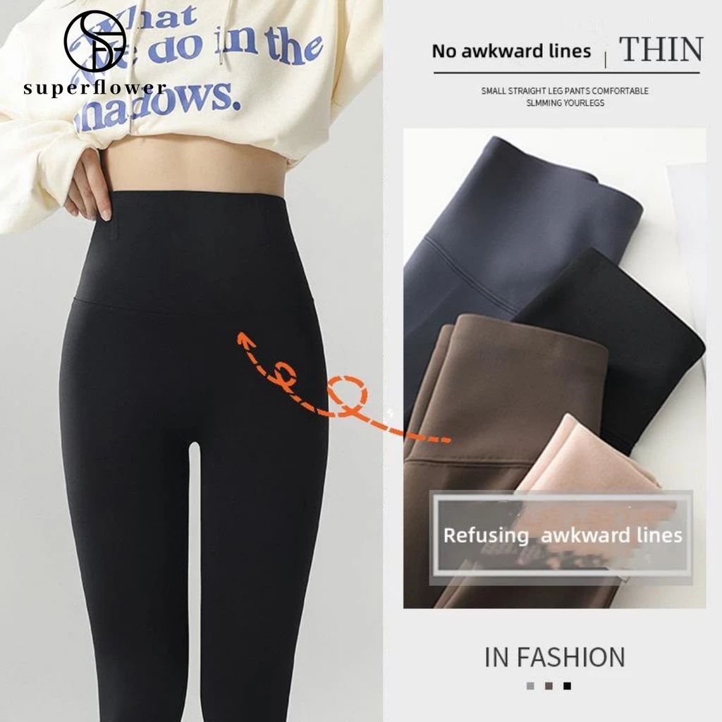 Quần Legging Da Cá Mập SUPERFLOWER - Đáy Hoàn Hảo Mặc Hàng Ngày Cho Nữ