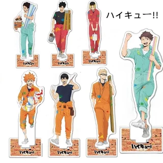 Mô hình Standee Anime Haikyuu!! Volleyball Boys Hinata Shoyo Kageyama Tobio Phụ kiện trang trí để bàn góc học tập