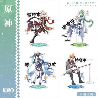 Mô hình Standee Genshin Impact Kunikuzushi Baizhu Kaveh Alhaitham Phụ kiện trang trí để bàn góc học tập