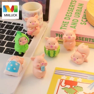 Mmluck pig Đồ trang trí Chú Heo Hoạt Hình Mini Dễ Thương Trang Trí Xe Hơi / Tiểu Cảnh / Nhà Cửa diy