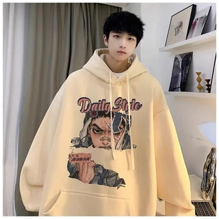 Áo hoodie In Chữ Phong Cách Nhật Bản Thời Trang Mùa Đông Dành Cho Nam m-5xl