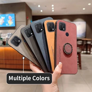 ốp lưng OPPO A15/A15S/A16/A17/OPPOA18/A38/OPPOA58/OPPOA78/OPPOA77S/OPPOA57/OPPOA93/OPPOA53/OPPOA54/OPPOA74/OPPOA95 Ring bracket Leather phone case ZJYBP