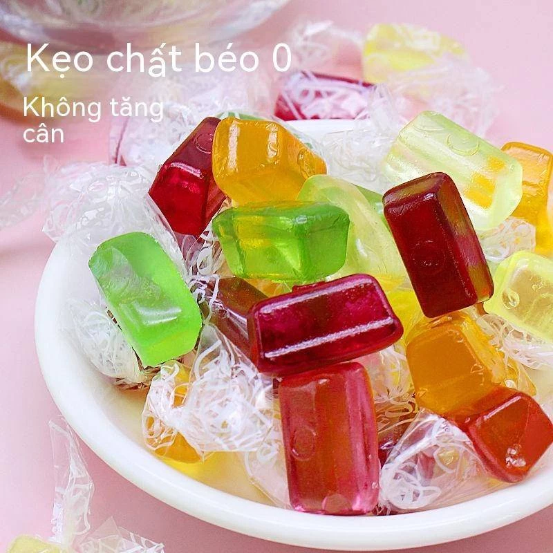 Indonesia FOXS Horst Crystal Mint túi 90g trái cây thập cẩm cứng kẹo net đồ ăn nhẹ màu đỏ