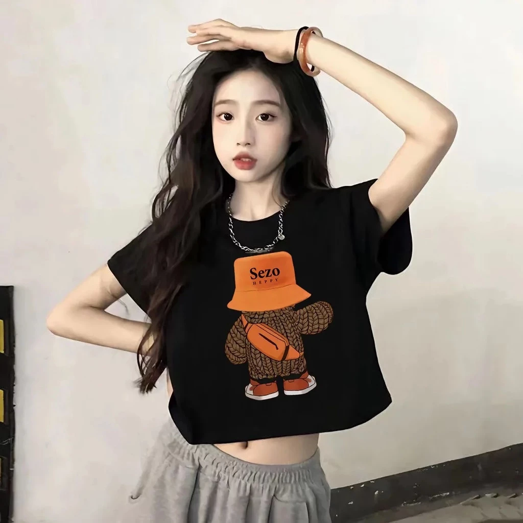 Áo thun nữ croptop baby tee cotton 100% cao cấp tiêu chuẩn xuất khẩu GUGUNO