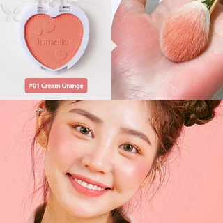 Phấn má hồng Bảng phấn mắt Đường viền tự nhiên Matte cheek Tint Rouge má đỏ, trang điểm khỏa thân, màu đơn