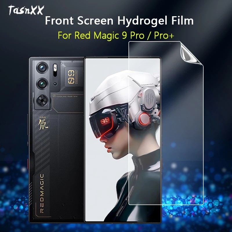 Miếng Dán Bảo Vệ Màn Hình Điện Thoại zte nubia red magic 9 pro plus 8s pro + ultra Trong Suốt Viền Cong 3d Kính