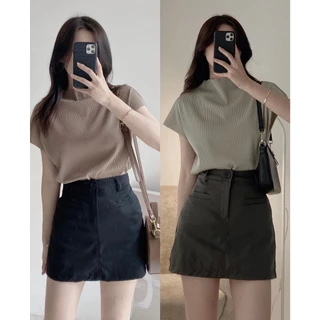 Áo thun xốp gân cổ leo tay hến Aogantayhen3600/P8k2 168.fashion