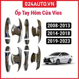 Ốp tay hõm Vios 2008-2023 sáng bóng chống trầy bảo vệ cửa xe ô tô