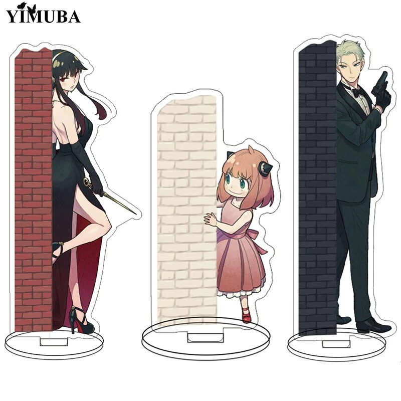 Mô hình Standee Anime SPY X FAMILY Twilight Loid Yor Anya Forger để bàn tượng nhựa acrylic trong suốt