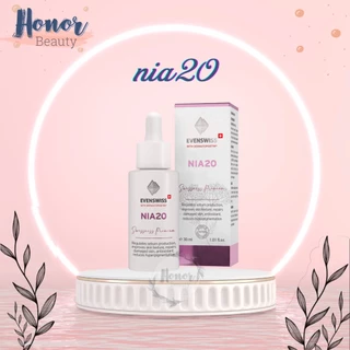 [Mã COSBAUH3 giảm 8% đơn 300K] Serum Niacinamide 20% EVENSWISS NIA20 Điều Tiết Bã Nhờn Chống Lão Hóa 30ml Hornor Beauty