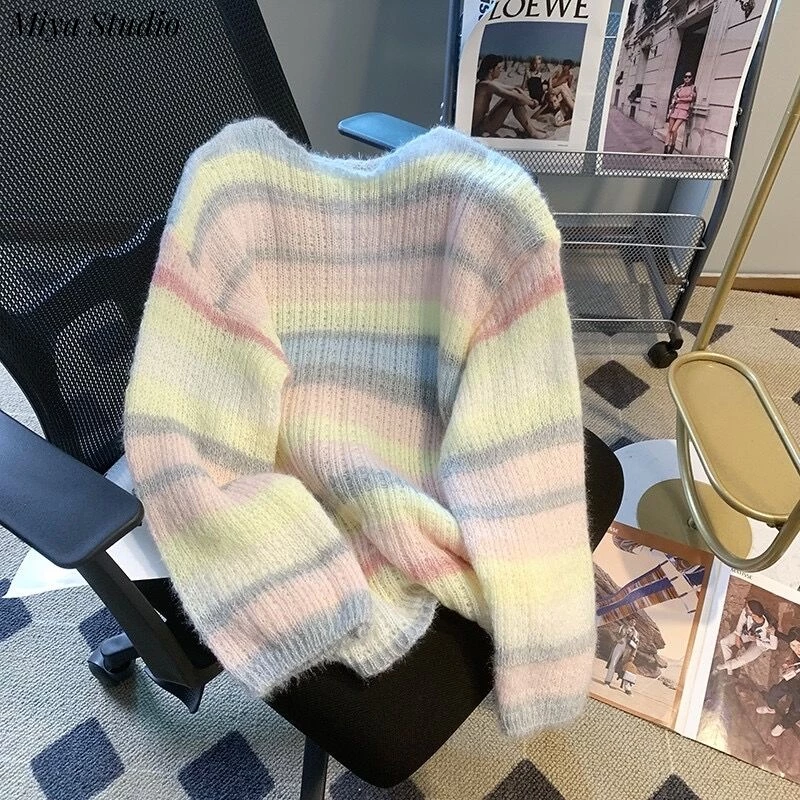 Miya Studio Áo Len áo khoác cardigan Fashion Minimalist Thời trang Cổ điển WMY2300HH3 42Z231018