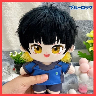 20cm Búp Bê XANH KHÓA Meguru Bachira Plushie Búp Bê Sang Trọng Cotton Quần Áo Thay Đổi Trang Phục Trang Phục Cosplay Anime Plushie Đồ Chơi Nhồi Bông Quà Tặng Sinh Nhật