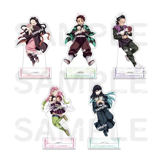 Mô hình KIMETSU NO YAIBA ver ÔM BÚP BÊ standee in hình anime chibi tượng mica trang trí trưng bày