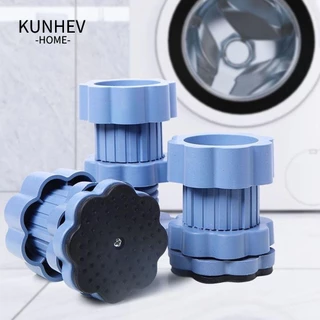 KUNHEV Set 1 / 4 Đệm Cao Su Chống Sốc / Chống Rung Có Thể Điều Chỉnh Cho Máy Giặt