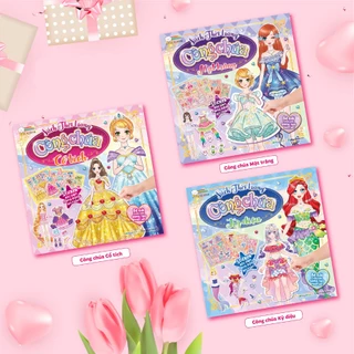 Combo 3 cuốn Sách thời trang công chúa (12 trang stickers)