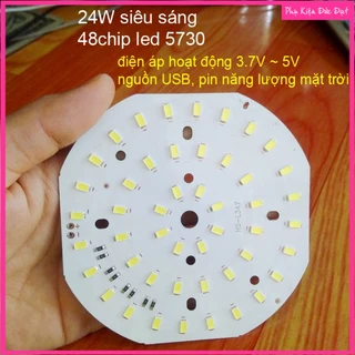 Chip LED 5V công suất 10W và  24W chip 5730 siêu sáng