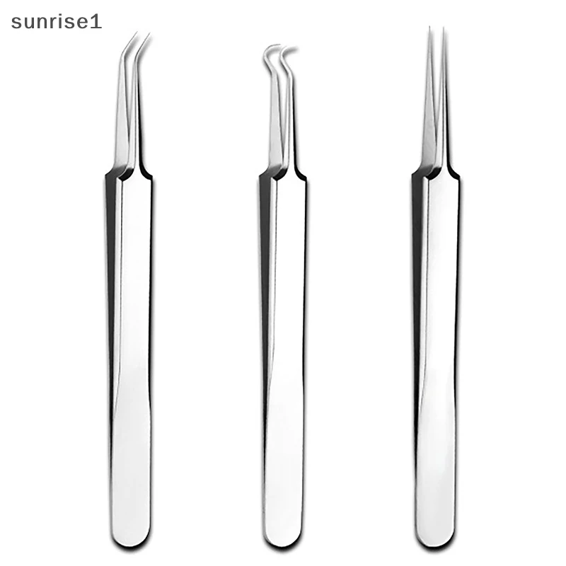 Sunrise1 Dụng Cụ Kẹp Nhíp 8cm Loại Bỏ Mụn Đầu Đen Làm Đẹp Chuyên Dụng