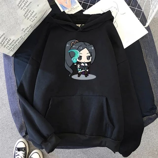 Valorant Áo Hoodie Nam Sage Hop Áo khoác Jette Mồ Hôi Tracksuit Trò chơi Áo Chui Đầu