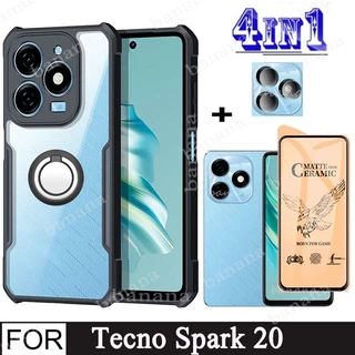 Ốp Điện Thoại Chống Sốc 4 Trong 1 Cho Tecno Spark 20C 10C 10 Pro 8C Go 2024 2023 Pova 4 5 Pro 5G Neo 3