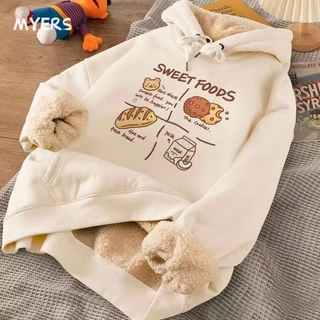 Myers Áo khoác áo hoodie sweater nỉ siêu rẻ phù hợp nam nữ rộng thoải mái 2023 NEW MWY2392VXQ 38Z230922