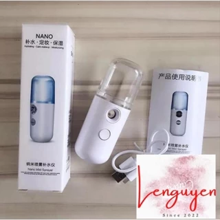 Máy Phun Sương Xông Hơi Mặt NaNo Mini Cầm Tay Hỗ Trợ Dưỡng Da Cấp Nước Tối Đa