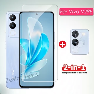 Kính Cường Lực Trong Suốt Bảo Vệ Màn Hình 2 Trong 1 Cho vivo v29e 5g vivov29e