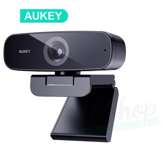 Webcam máy tính AUKEY PC-W3  / PC-LM5 Có 2 Mic Chống Ồn 1080P FHD 5m tự động lấy nét cho Windows XP / Mac OS 10.6