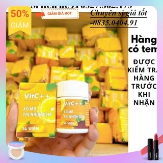 [Hàng Có Tem] Xổ mỡ Đêm VitC+++ Nhà kẹo Dứa chính hãng 1 hộp 14 viên